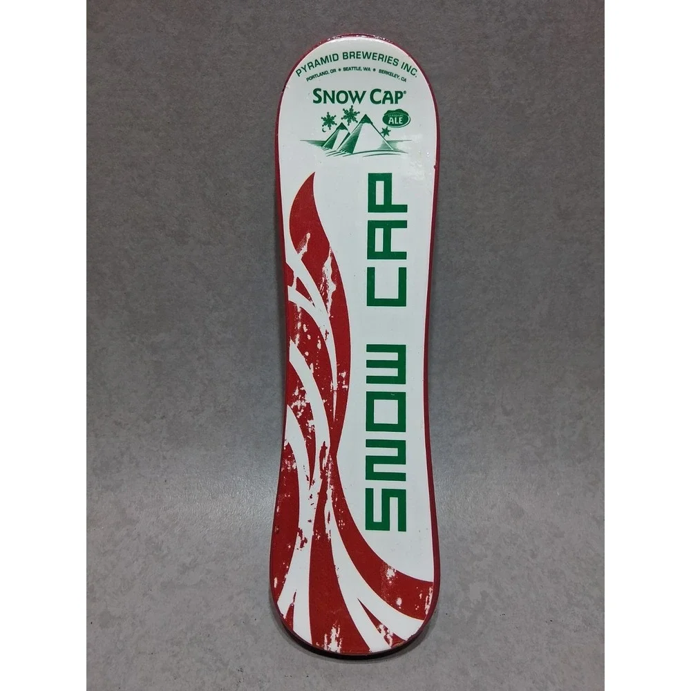 Vintage Pyramid Breweries Snow Cap beer tap handle Rare